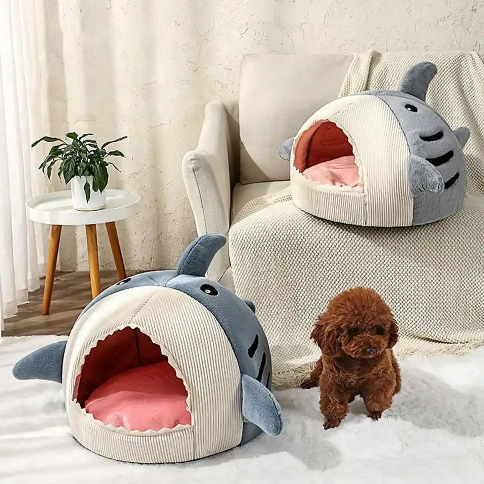 Cama Tiburón Mimoso para gatos y perros